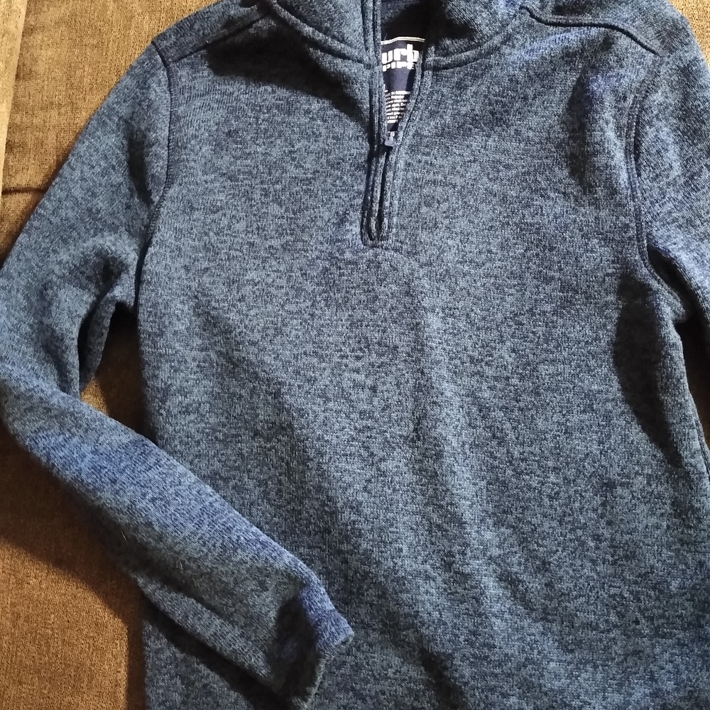 Blue fleece